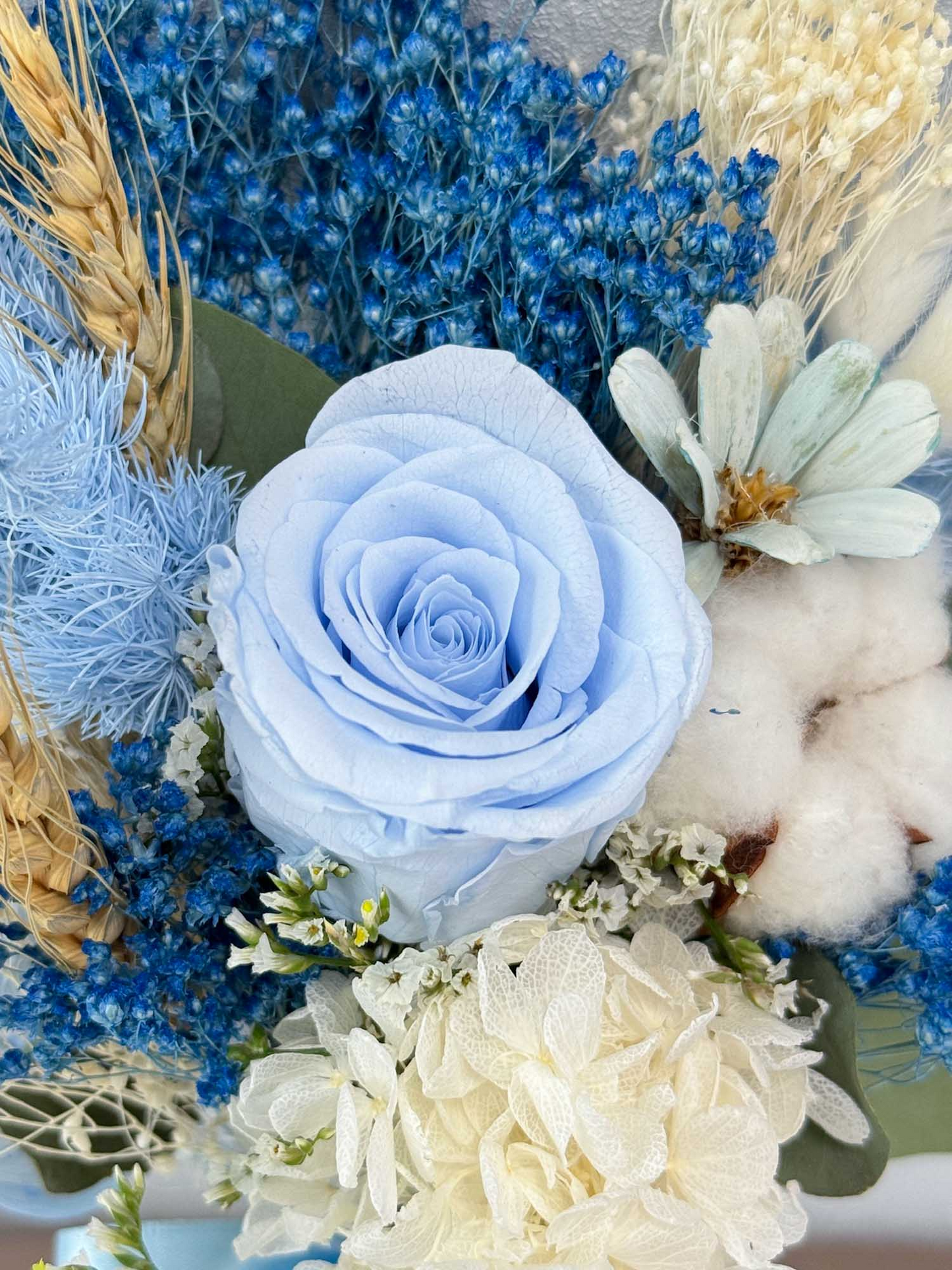 Breezy Bayfront Bridesmaid Bouquet (Blue)