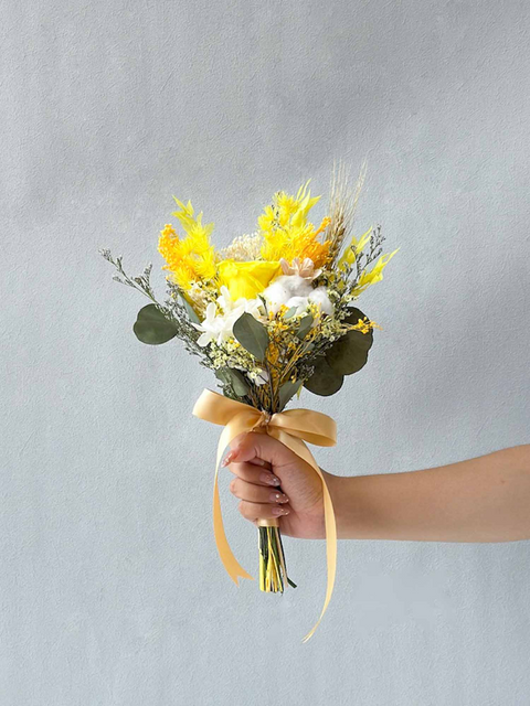 Breezy Bayfront Bridesmaid Bouquet (Yellow)