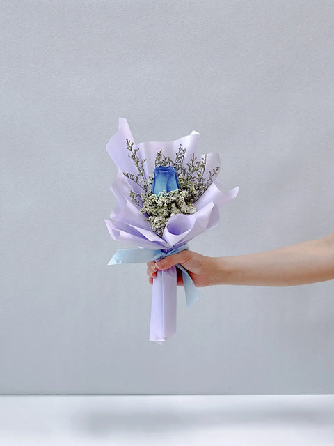 Single Rosy Raffles (Blue)