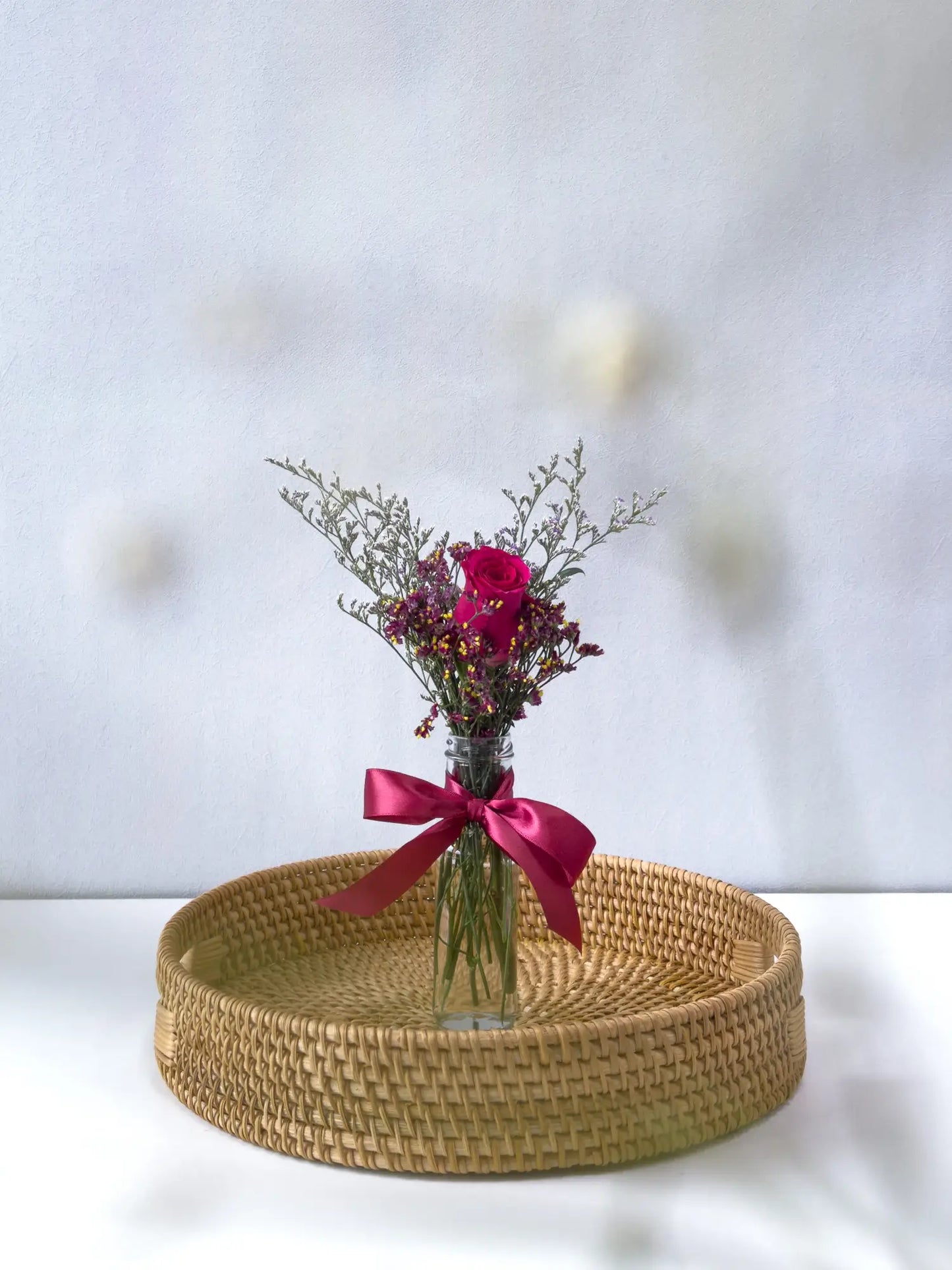 Single Rosy Raffles (Red)