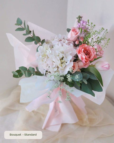 螺旋绣球花粉色