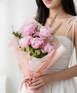 Peranakan Petal Paradise 5 stalks pink peonies Singapore