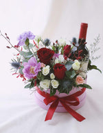 Boite De Fleur Red Wine