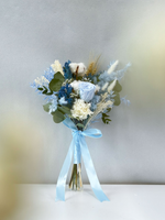 清爽海湾新娘花束（蓝色）