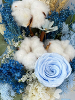 清爽海湾新娘花束（蓝色）