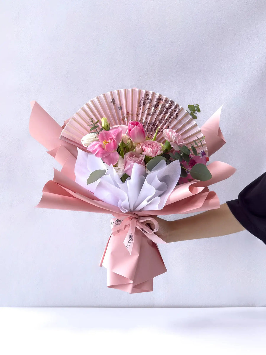 Marina Bay Prosperity Fan (Sugar Sweet)