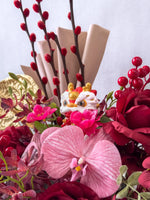 兰花狮子绽放（恭喜）