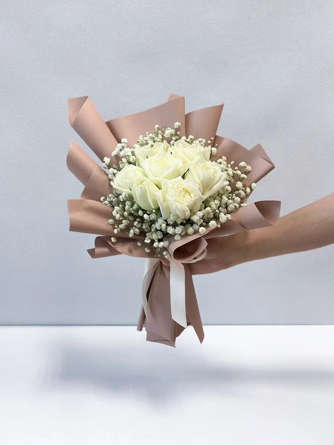 玫瑰莱佛士（白色）