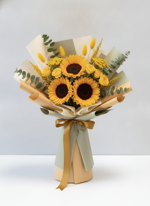 Outram Ochre Opulence by Singapore Florist