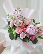 Laksa Lavender Lush premium floral bouquet Singapore delivery