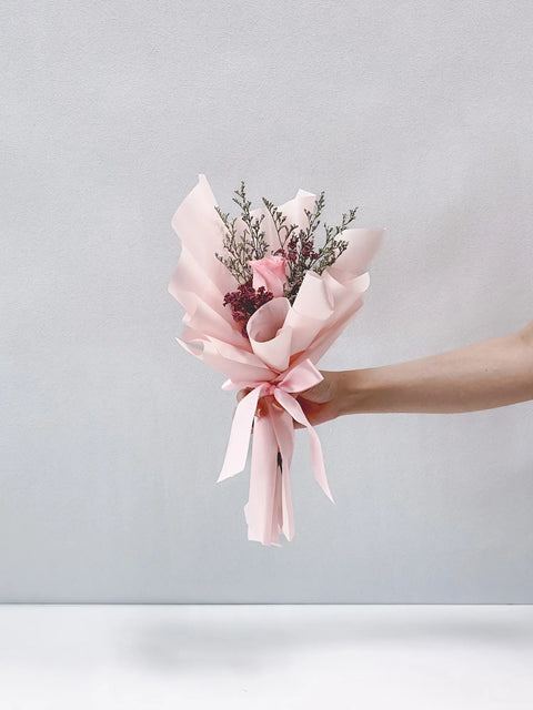 Single Rosy Raffles (Pink)