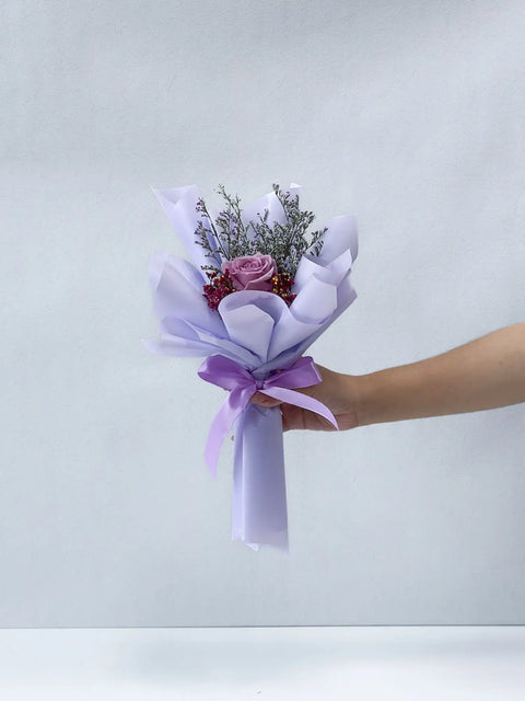Single Rosy Raffles (Purple)
