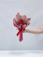 单支玫瑰色莱佛士（红色）