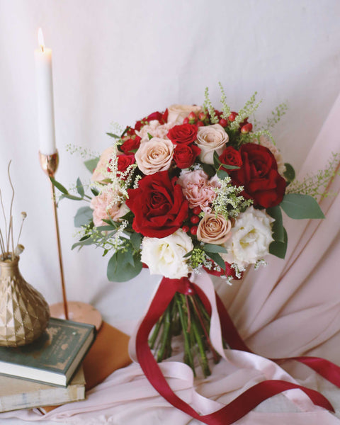 Charming Chinatown Round Bridal Bouquet