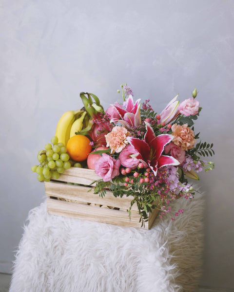 活力箱百合 - 新鲜水果